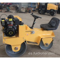 Mini compactador de rodillos compactadores de carretera con motor diesel de 700 kg (FYL-850)